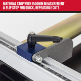 SIP 01395 Adjustable Roller Stand Table 1500x400mm 400kg
