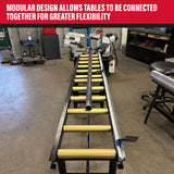 SIP 01395 Adjustable Roller Stand Table 1500x400mm 400kg
