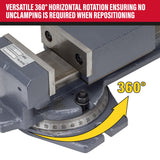 SIP 01728 Swivel Machine Vice 4"