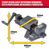 SIP 01728 Swivel Machine Vice 4"