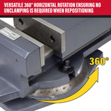 SIP 01729 Swivel Machine Vice 6"