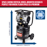 SIP 05482 AIRMATE® 24L 2hp Low Noise Vert Compressor - Available from November 2026