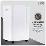 Sealey DH148 Baridi Dehumidifier with Digital Display & 24hr Timer 20L