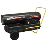 Sealey AB1850DV Dual Voltage Kerosene/Diesel Space Warmer