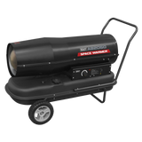 Sealey AB2050 Space Warmer Kerosene/Diesel Heater with Wheels 205,000Btu/hr