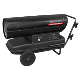 Sealey AB2380 Space Warmer Kerosene/Diesel Heater with Wheels 240,000Btu/hr