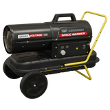 Sealey AB500DV Dual Voltage Kerosene/Diesel Space Warmer