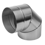 Sealey ABI1700AK3 Stainless Steel Exhaust/Flue 90° Bend for ABI1700 150mm