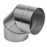 Sealey ABI1700AK3 Stainless Steel Exhaust/Flue 90° Bend for ABI1700 150mm