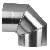 Sealey ABI1700AK3 Stainless Steel Exhaust/Flue 90° Bend for ABI1700 150mm