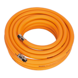 Sealey High-Visibility Hybrid Air Hose with 1/4"BSP Unions