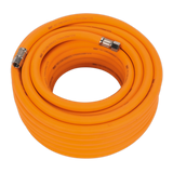 Sealey High-Visibility Hybrid Air Hose with 1/4"BSP Unions