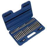 Sealey AK219 42pc 3/8" & 1/2"Sq Drive TRX-Star*/Hex/Spline Bit Set