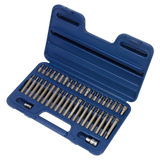Sealey AK219 42pc 3/8" & 1/2"Sq Drive TRX-Star*/Hex/Spline Bit Set