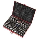 Sealey AK3033 33pc Tap & Die Set Split Dies - Metric/UNF/BSP