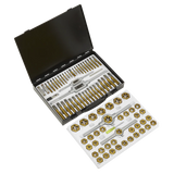 Sealey AK3086HIM 86pc Hexagonal Tap & Die Set - Metric & Imperial