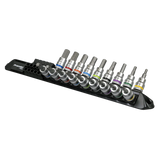 Sealey AK6252 Premier Platinum Series Hex & TRX-Star* Socket Bit Set 3/8"Sq Drive 18pc