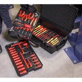 Sealey AK7938 Premier Insulated Tool Kit 3/8"Sq Drive 1000V 50pc - VDE Approved