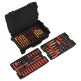 Sealey AK7938 Premier Insulated Tool Kit 3/8"Sq Drive 1000V 50pc - VDE Approved