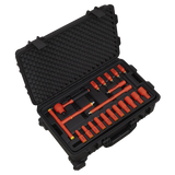 Sealey AK7938 Premier Insulated Tool Kit 3/8"Sq Drive 1000V 50pc - VDE Approved