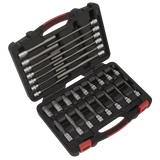 Sealey AK89000 Premier Platinum Hex Socket Bit Set 3/8"Sq Drive 30pc