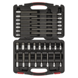 Sealey AK89000 Premier Platinum Hex Socket Bit Set 3/8"Sq Drive 30pc