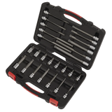 Sealey AK89002 26pc 3/8"Sq Drive Spline Socket Bit Set - Platinum Series