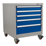 Sealey API5657B 5 Drawer Mobile Industrial Cabinet