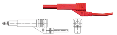 Bymat 1150KR/B1160 5 Metre Red Cable