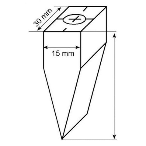 Bymat 1026AD Replacement Anode - 30 Degree