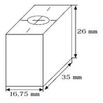 Bymat 1026AG Replacement Carbon Anode 90 Degree
