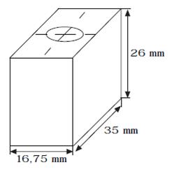 Bymat 1026AG Replacement Carbon Anode 90 Degree