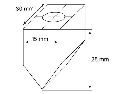 Bymat 1026AS Replacement Anode 60 Degree