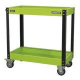 Sealey CX109HV Workshop Trolley 2-Level Heavy-Duty - Hi-Vis Green