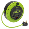 Sealey BCR10G  Cassette Type Cable Reel 10m with Thermal Trip 2 x 230V & 2 x USB
