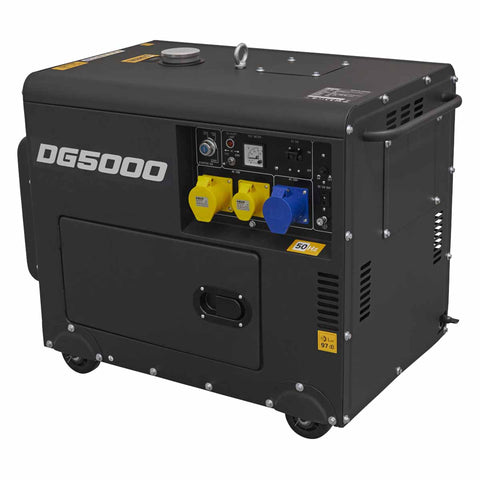 Sealey DG5000 Generator 4-Stroke Engine 110/230V 5000W