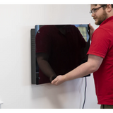 Sealey DH139 Baridi Electric Glass Panel Heater, 2000W, Thermostat Controlled Radiator with 24Hr 7 Day Timer, Wi-Fi Enabled, Remote Control, Black