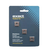 Exact 70104504 Pipe Bevel Tip Stainless Steel (3 PC)
