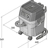 Fein 92036223240 Dustex 35 L Wet/Dry Dust Extractor Anti Static 230V