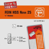 Fein 63134999062 Best of Core Drill Bits 3/4in Weldon Set 2 Metric Cutting Depth 25mm