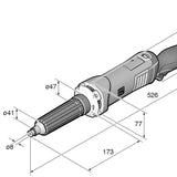 Fein 72232260241 GSZ 11-320 PERL Straight Die Grinder 32500/min 110V