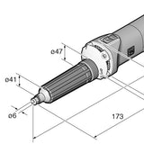 Fein 72232060241 GSZ 8-90 PEL Straight Die Grinder 9000/min 110V