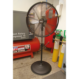 Sealey HVF20PO Industrial High Velocity 20" Oscillating Pedestal Fan 230V