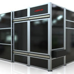 THEO KY-LENC-4040S20 4m x 4m Kyrus Laser Welding Enclosure with 2m Sliding Door