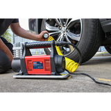 Sealey MAC07 Tyre Inflator/Mini Air Compressor 12V Heavy-Duty MAC07