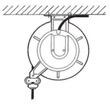 GCE TH030100 Gas Welding Hose Reels (TH030200 Swivel Bracket )