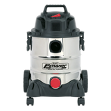 Sealey PC200SD 20L Wet & Dry Industrial Vacuum Cleaner 1250W Stainless Drum