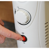 Sealey RD800 6-Element Oil-Filled Mini Radiator 800W/230V