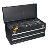 Sealey S01055 Siegen Portable Tool Chest 2 Drawer with Tool Kit 90pc