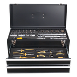 Sealey S01055 Siegen Portable Tool Chest 2 Drawer with Tool Kit 90pc